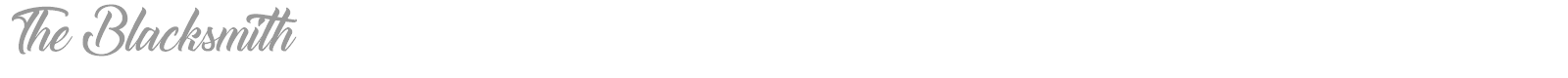 The Blacksmith font preview